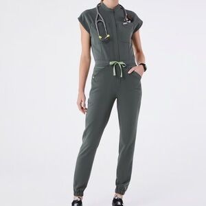 Women's FIGS women's Bonsai Rafaela - Cargo ScrubJumpsuit™ - S / Bonsai